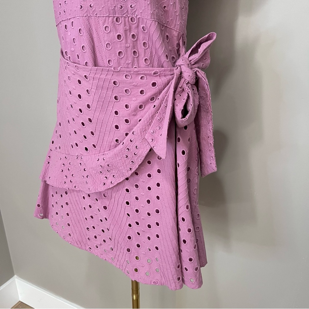 Anthropologie Dolan Patsy Eyelet Wrap Dress Size XS - Picture 5 of 12